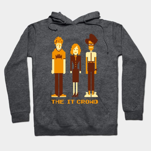 Retro Pixel - The IT Crowd Hoodie by KYi